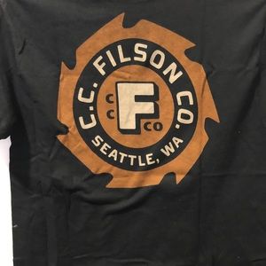 Filson Black Cotton Blade TShirt SZ Small